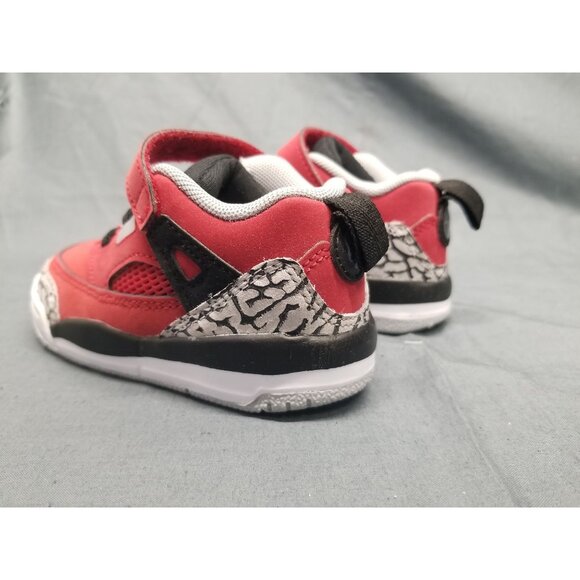 Jordan Toddlers Spizike Low (TD) Sneakers Slip On Red Gray Size 10 NEW IN BOX - Picture 5 of 11